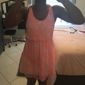 Paisley print flowy dress